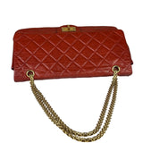 Chanel Red Quilted Leather 2.55 Reissue Double Flap Bag 2010