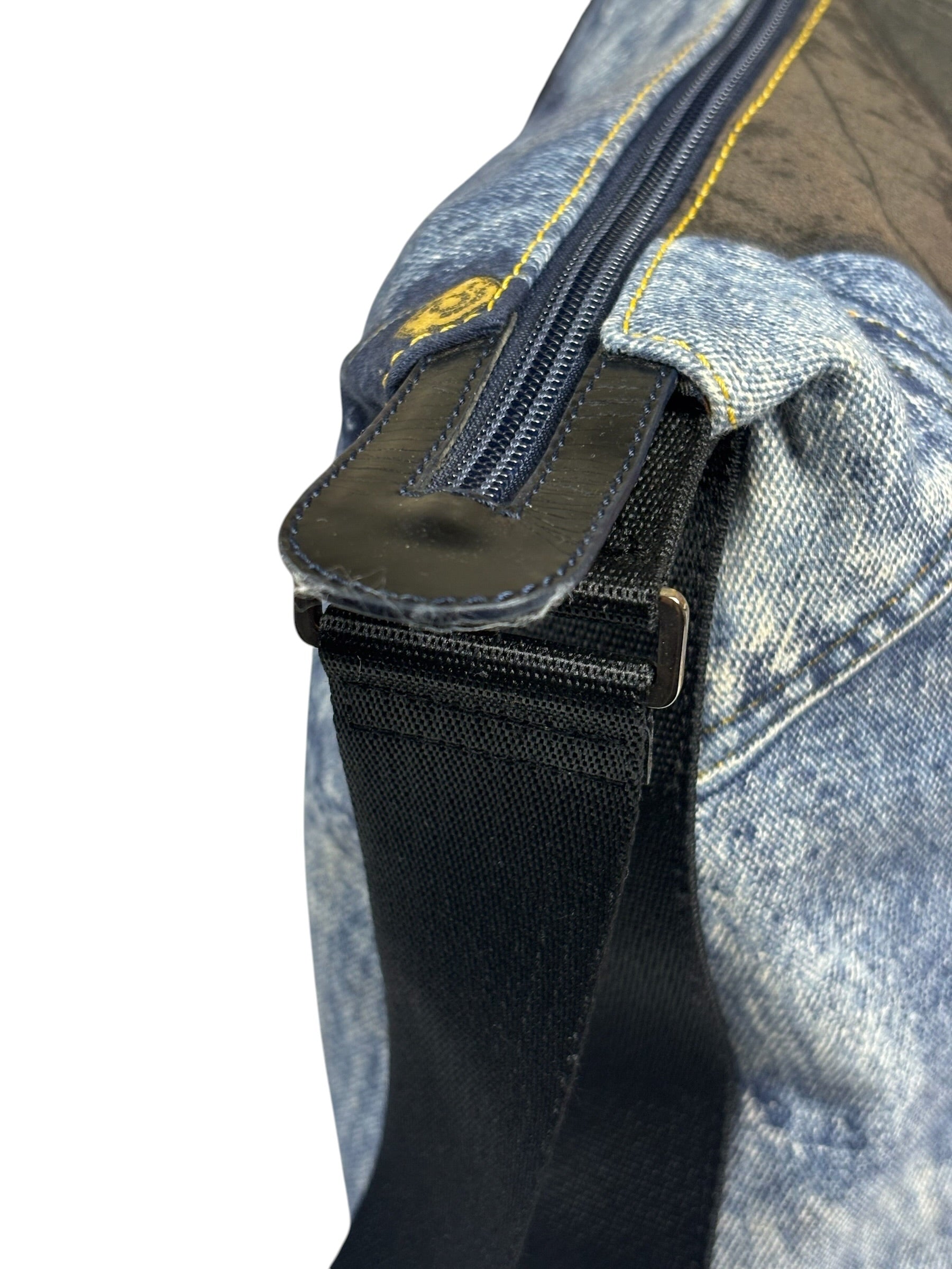 Christian Dior Denim Miss Diorelle Large Crossbody Bag