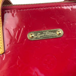 Louis Vuitton Red Leather Monogram Vernis Bellevue Handbag PM