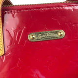 Louis Vuitton Red Leather Monogram Vernis Bellevue Handbag PM