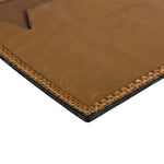 Valentino Brown Tan Leather Flat Pouch