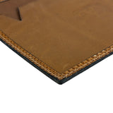 Valentino Brown Tan Leather Flat Pouch
