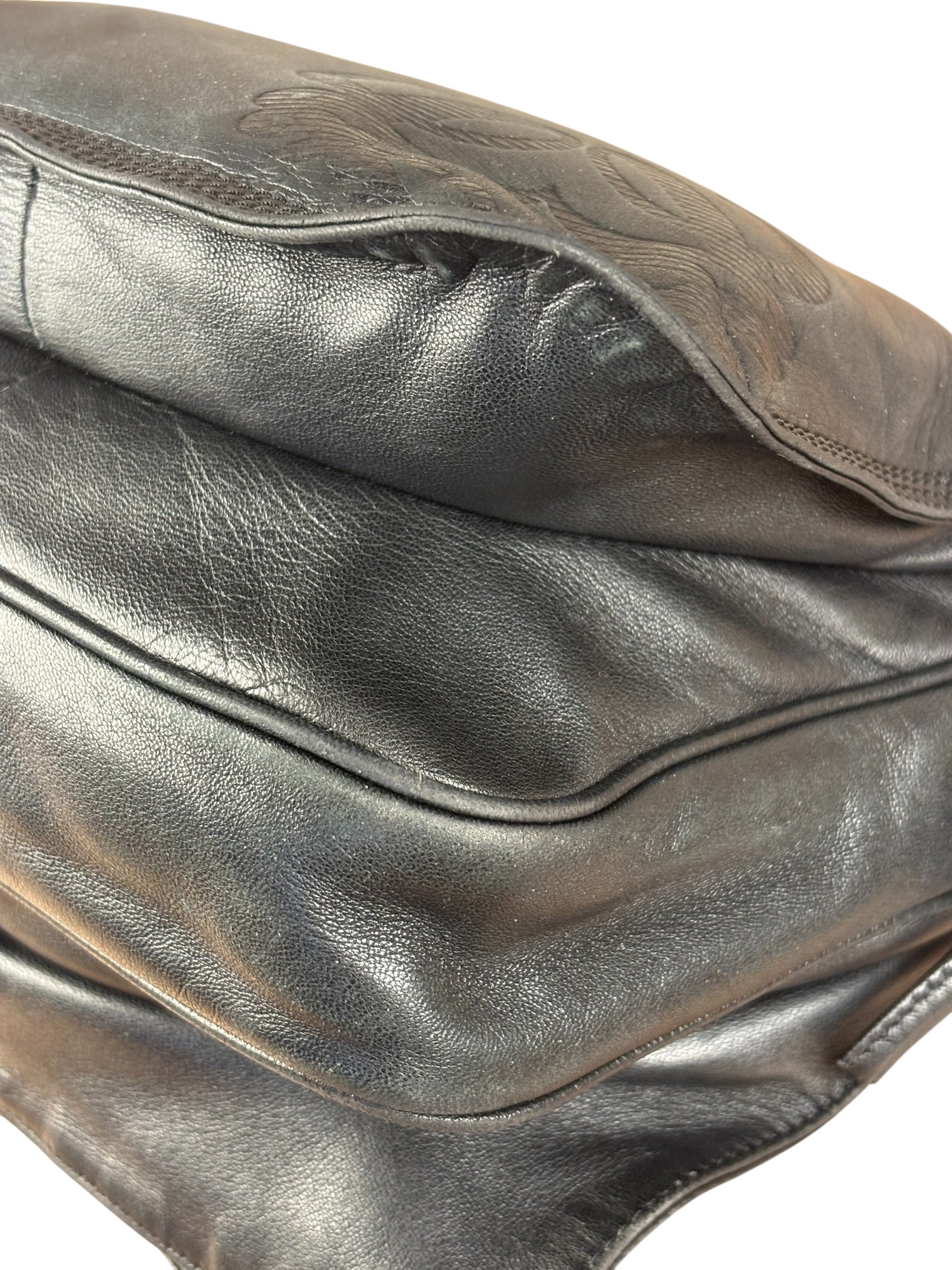 Loewe Black Anagram Logo Leather Crossbody