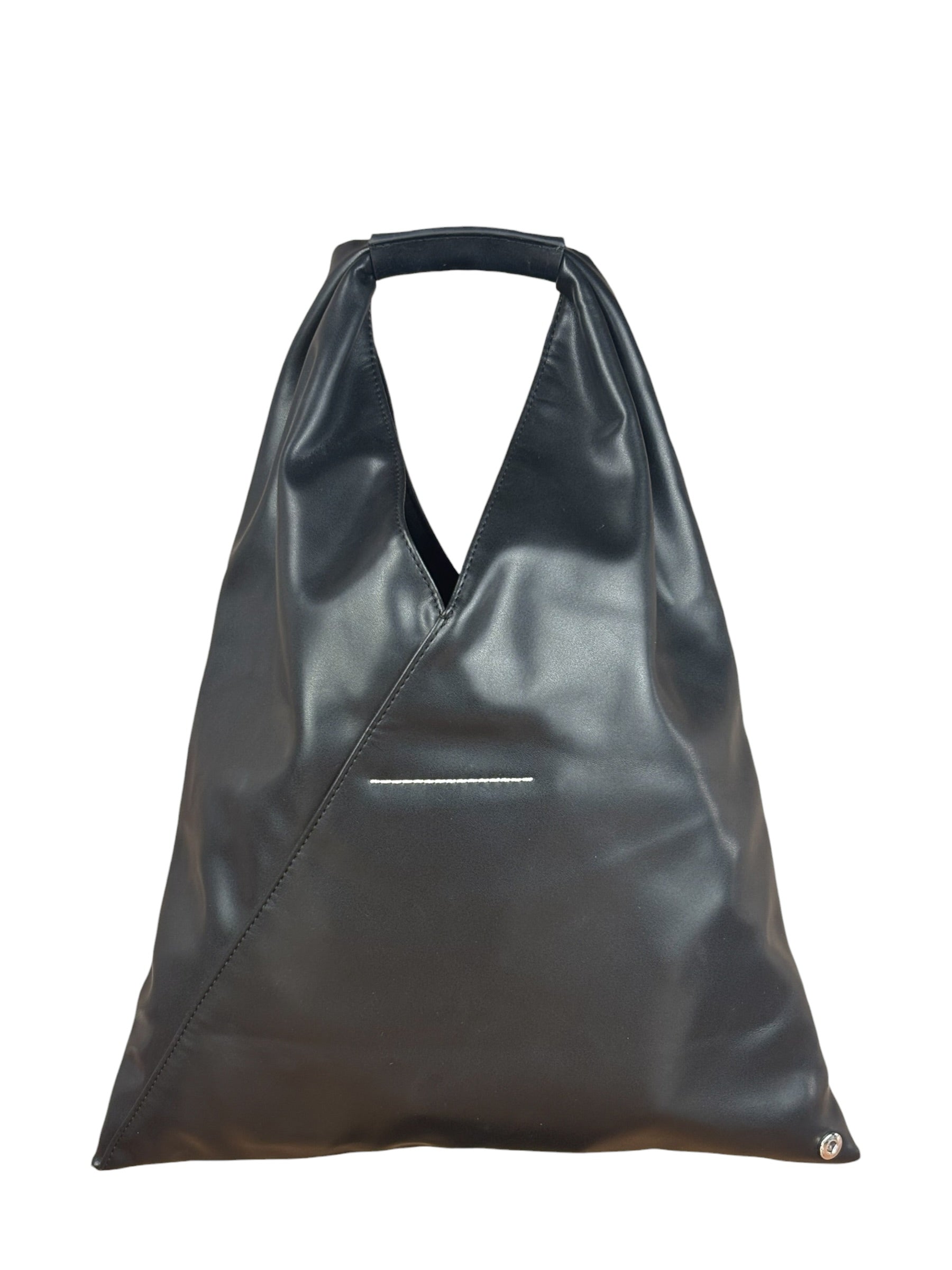 Maison Margiela Vintage Black Leather Japanese Tote Bag - MM6