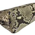 Prada Beige Python Mini Dome Two-Way Bag