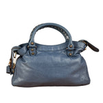 Balenciaga Light Blue Arena Leather Classic Le City