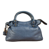 Balenciaga Light Blue Arena Leather Classic Le City