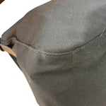 Fendi Black Leather Trim Mamma Baguette