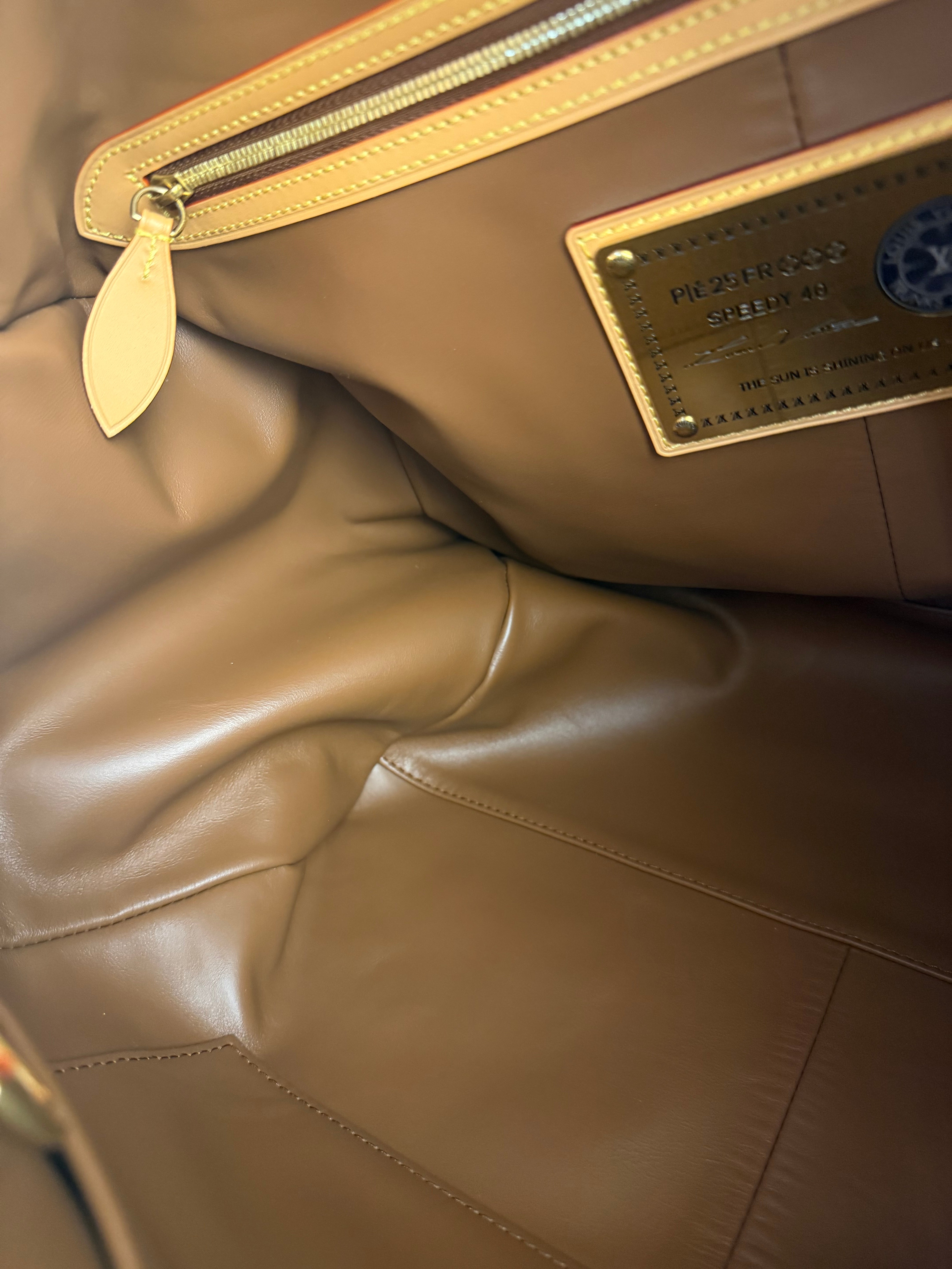 Louis Vuitton Calfskin Monogram Speedy P9 Bandouliere 40