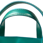 Louis Vuitton Vintage Teal Monogram Vernis Wilshire PM Tote