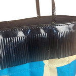 Chanel Vintage Patent Leather Fringe Mini Coco Bar Tote Bag 1998