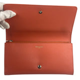 Balenciaga Salmon Pink Leather Essential Money Flap Wallet
