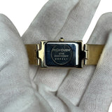 YSL Mother of Pearl Dial 40th Anniversary Gold Bangle