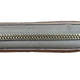 Gucci GG Embossed Metallic Lilac Leather Long Wallet