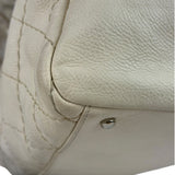 Chanel Beige Quilted Leather Tote 2009