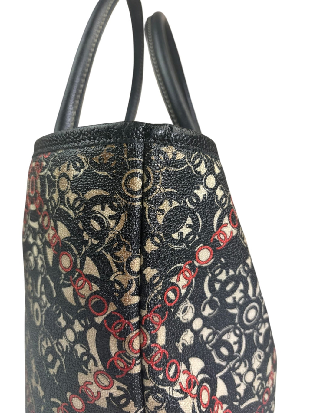 Chanel Colorblock Caviar Leather Optic Coco Tote 2006