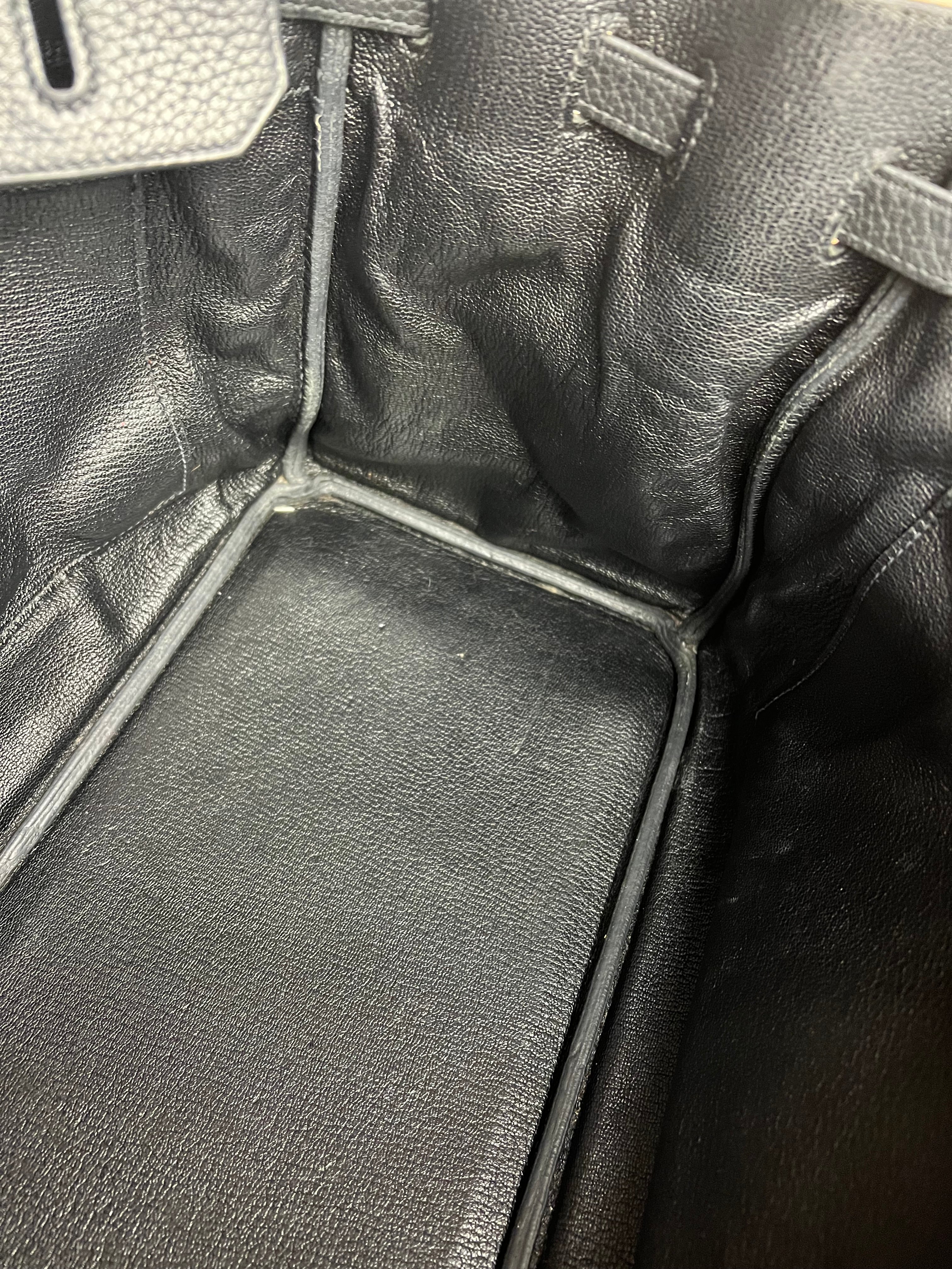 Hermes Birkin 35 Black Togo Palladium 2010