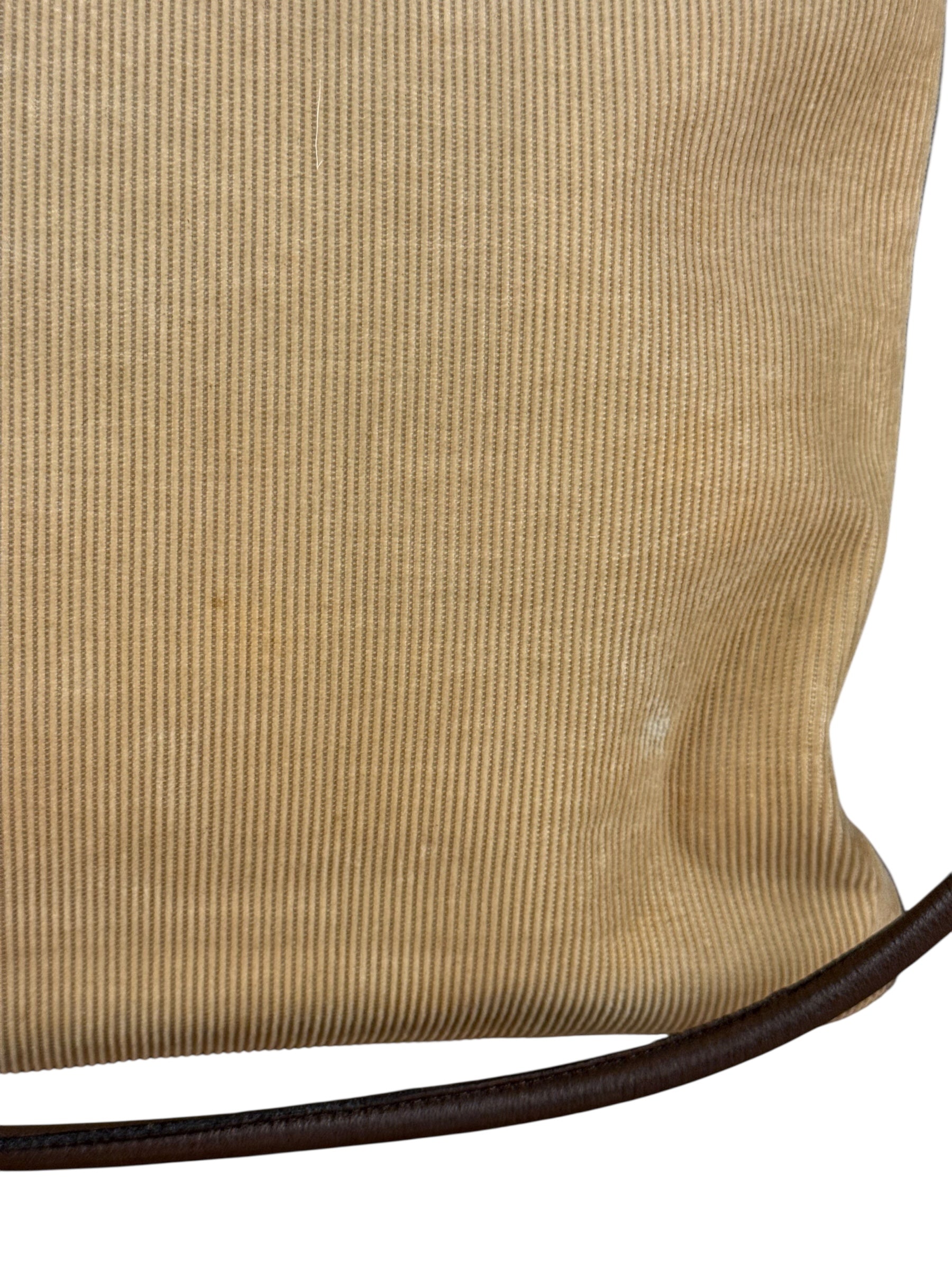 Burberry Blue Label Corduroy Leather Crossbody