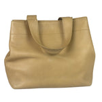 Chanel Turnlock CC Tan Leather Tote 2002