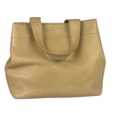 Chanel Turnlock CC Tan Leather Tote 2002