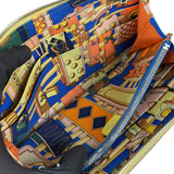 Hermes Yellow Leather Silk'In Classique Long Wallet