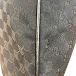 Gucci GG Black Hobo Horsebit Shoulder Bag