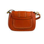 Gucci Orange Leather Snaffle Shoulder Bag