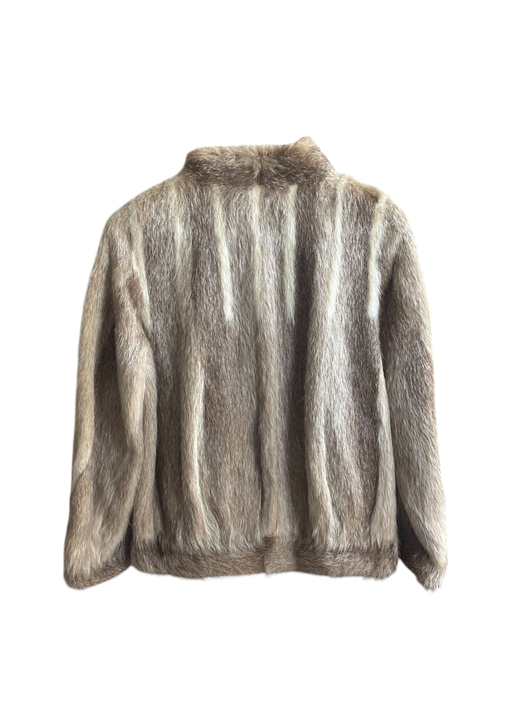 Ingrid Klahn x Montreal Canada Badger Fur Coat