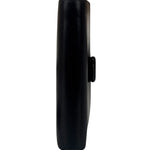 Hermes Vintage Black Box Leather Julia Compact Wallet 1995