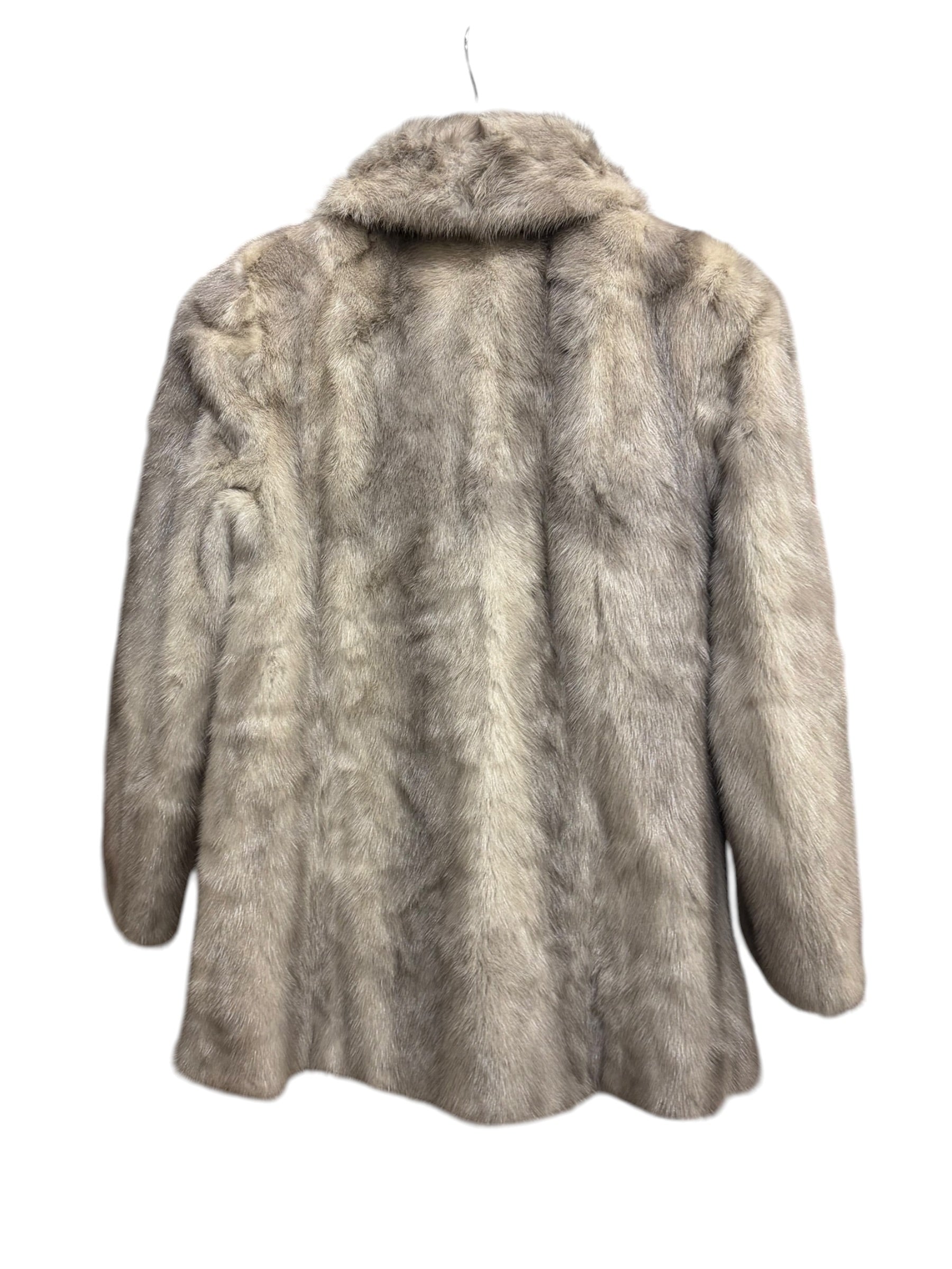 Vintage Rotiny Light Grey Mink Fur Coat