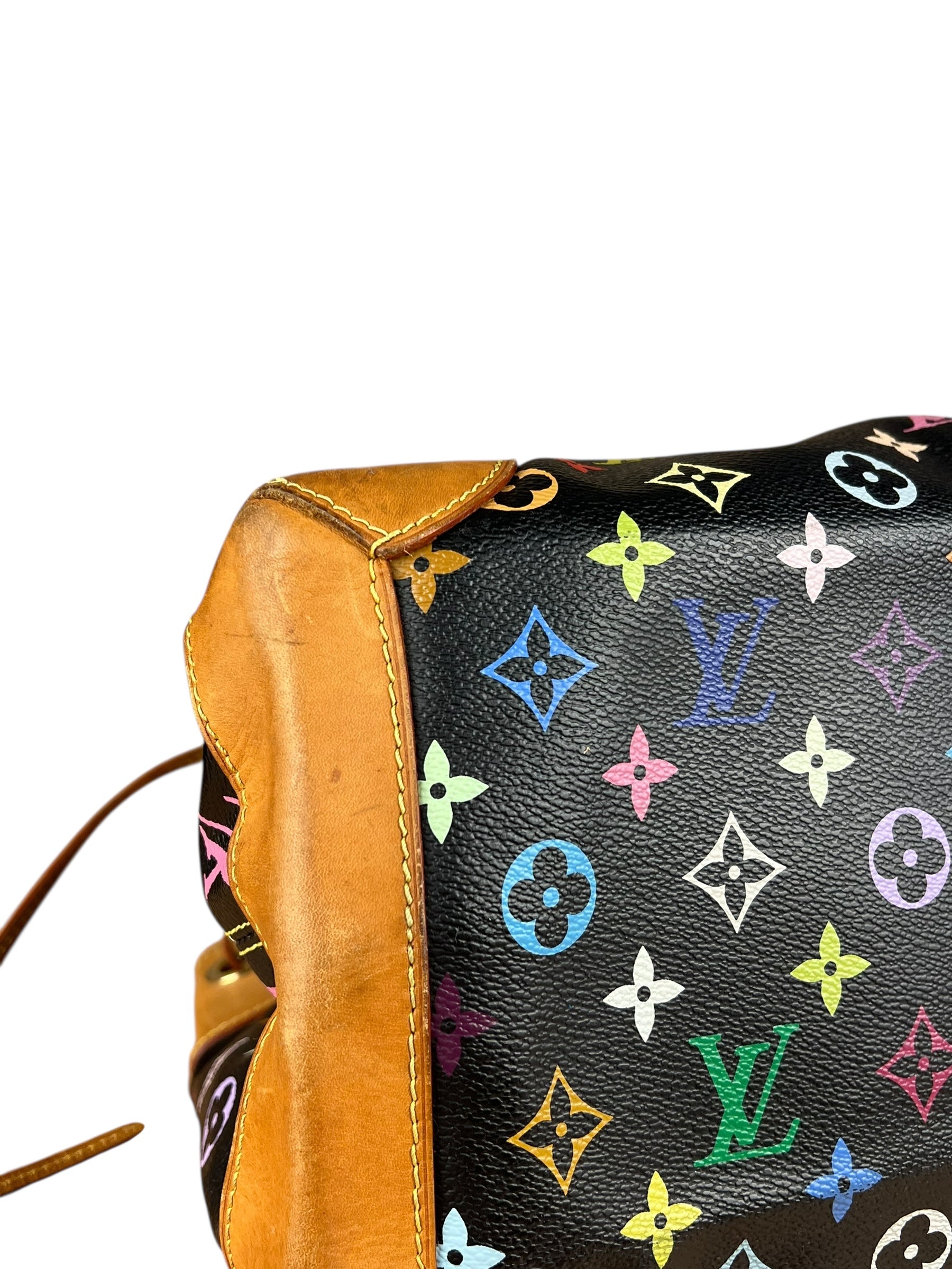 Louis Vuitton Black Murakami Ursula Handbag