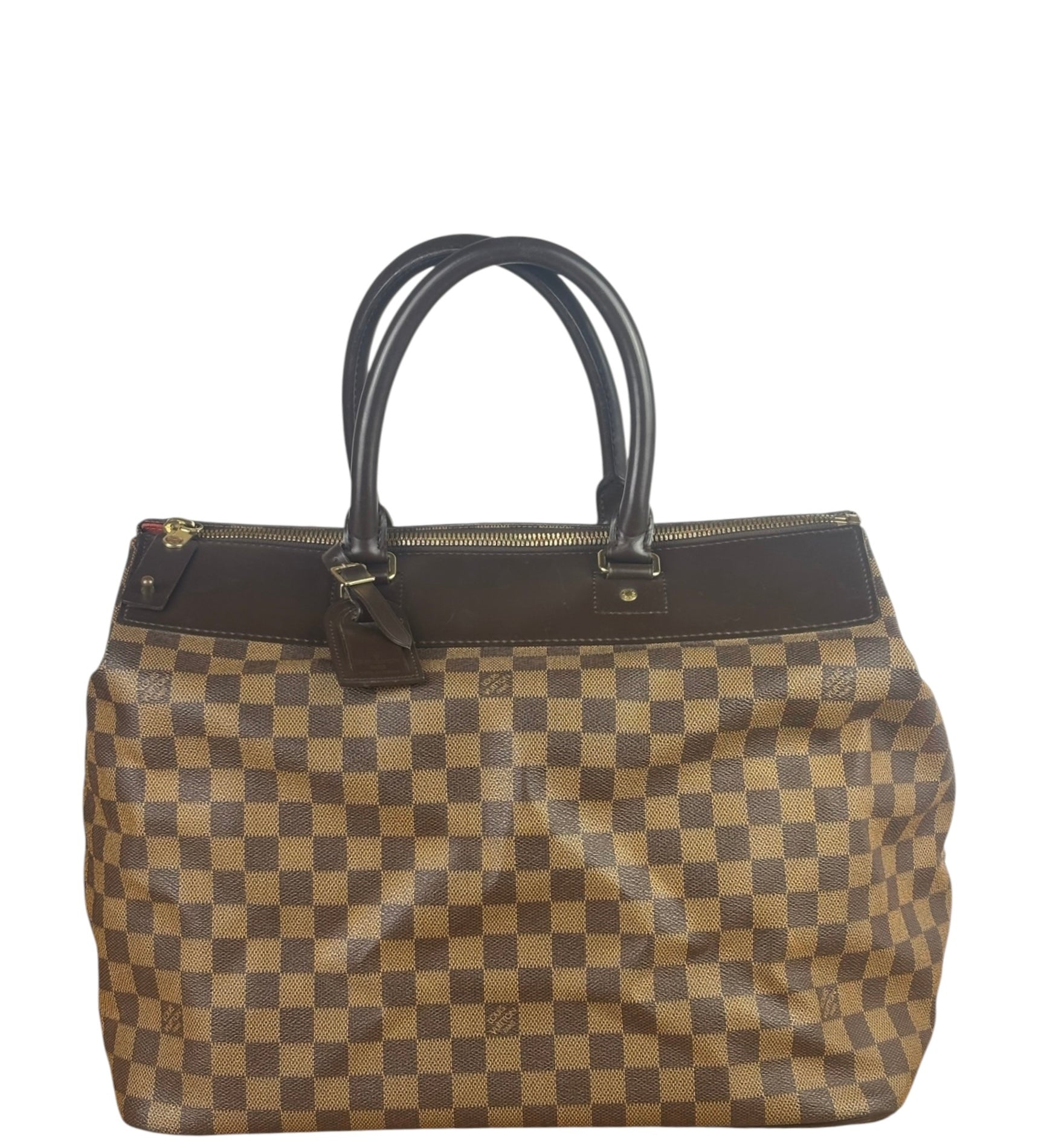 Louis Vuitton Damier Ebene Greenwich Travel Handbag GM