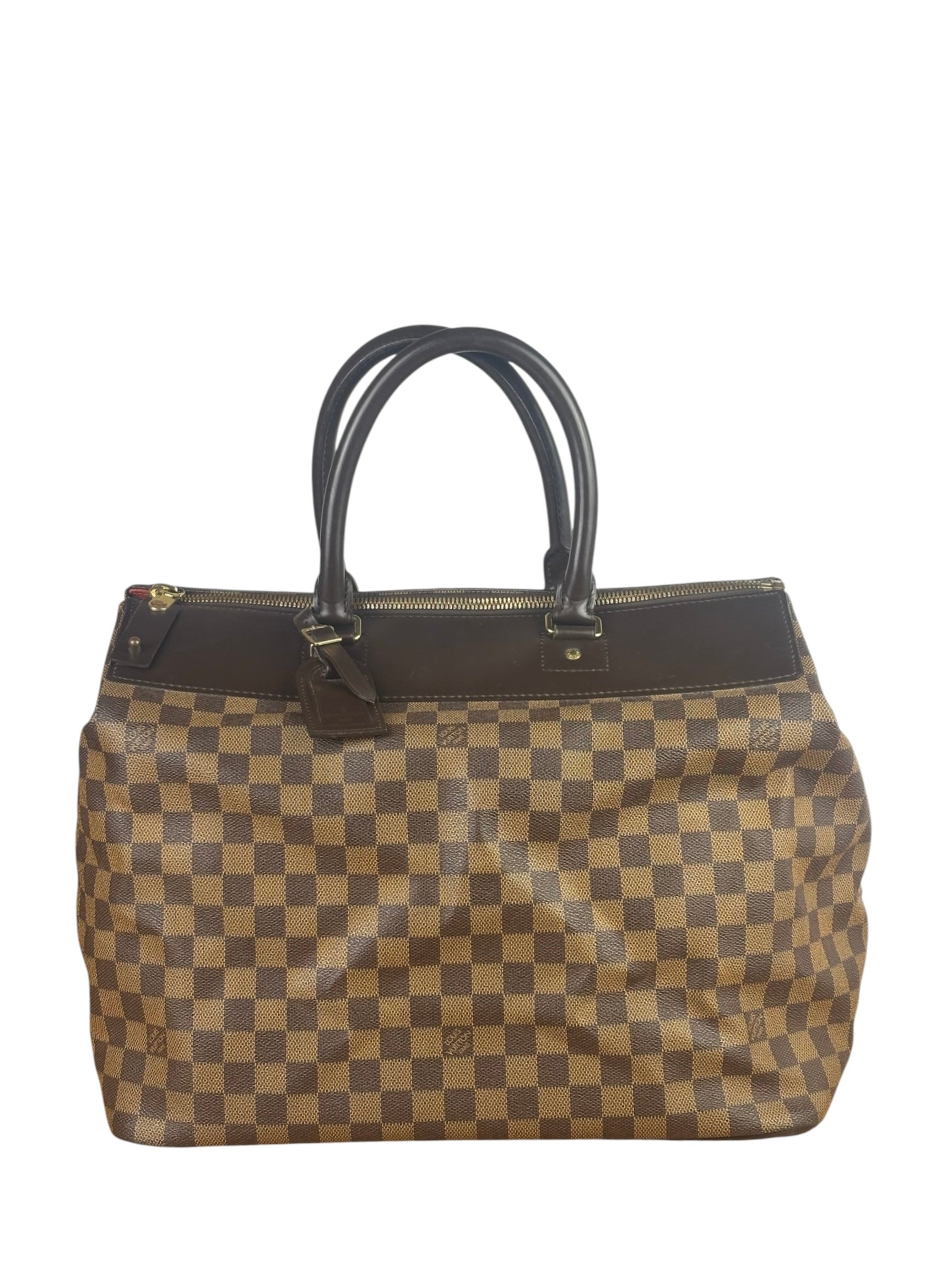 Louis Vuitton Damier Ebene Greenwich Travel Handbag GM