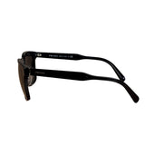 Prada Black Metal Double Bridge Sunglasses
