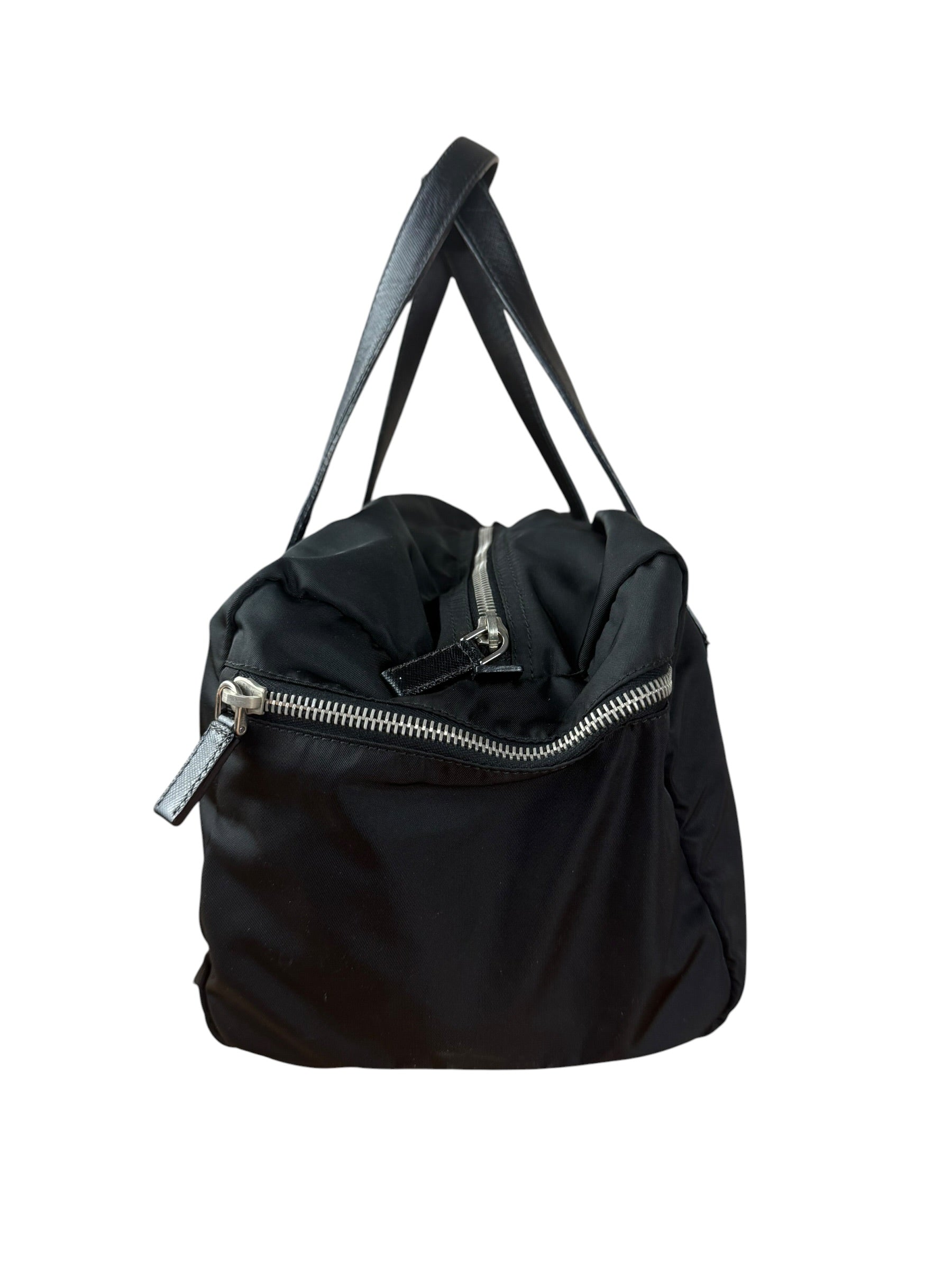 Prada Vintage Black Nylon Handbag