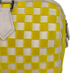Louis Vuitton Cream/Yellow Damier Cubic Printemps Etè Speedy 2013