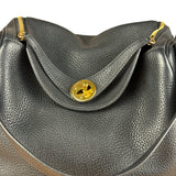 Hermes Black Clemence Lindy 26