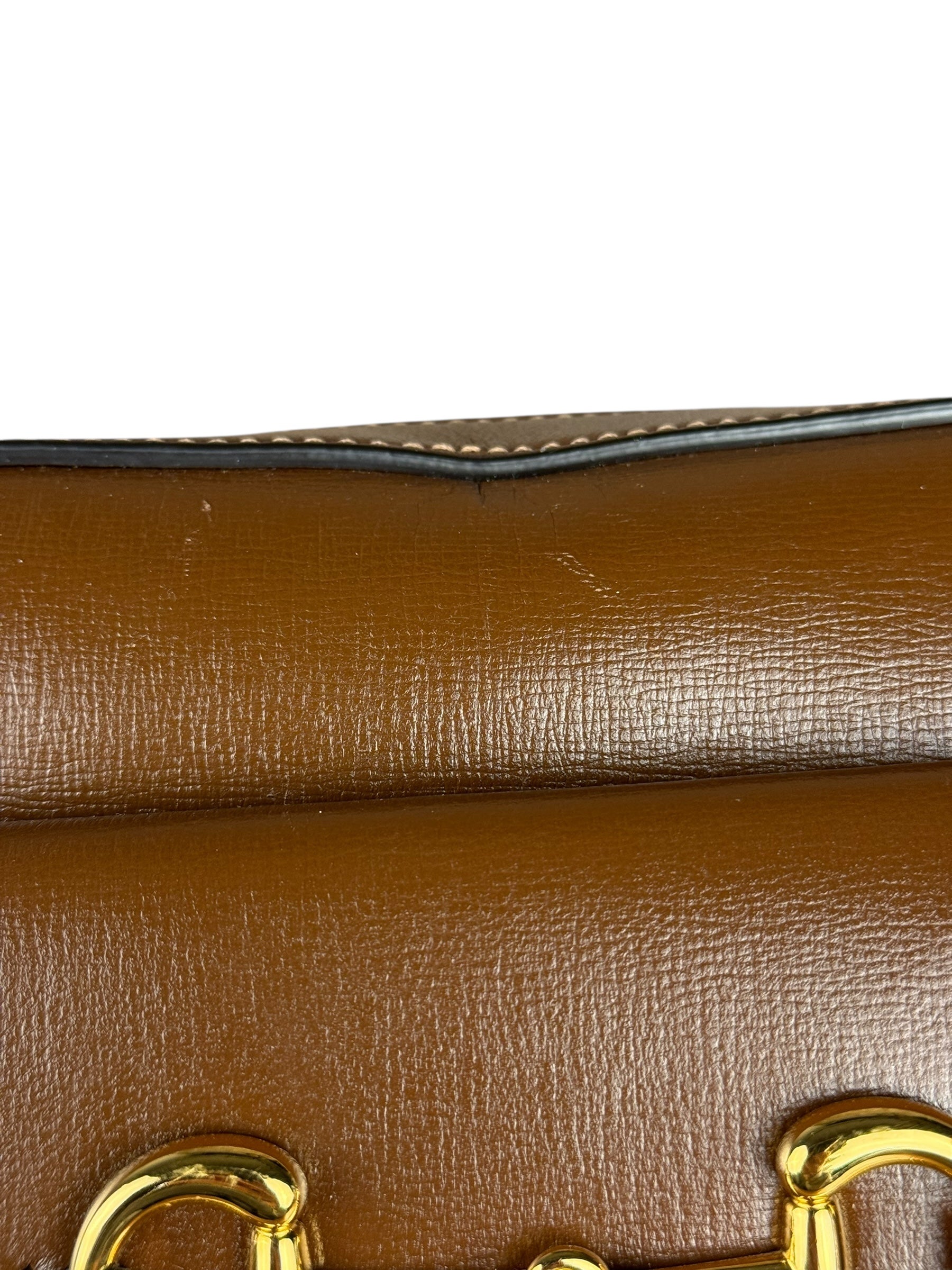 Gucci 1955 Horsebit Camera Bag Brown