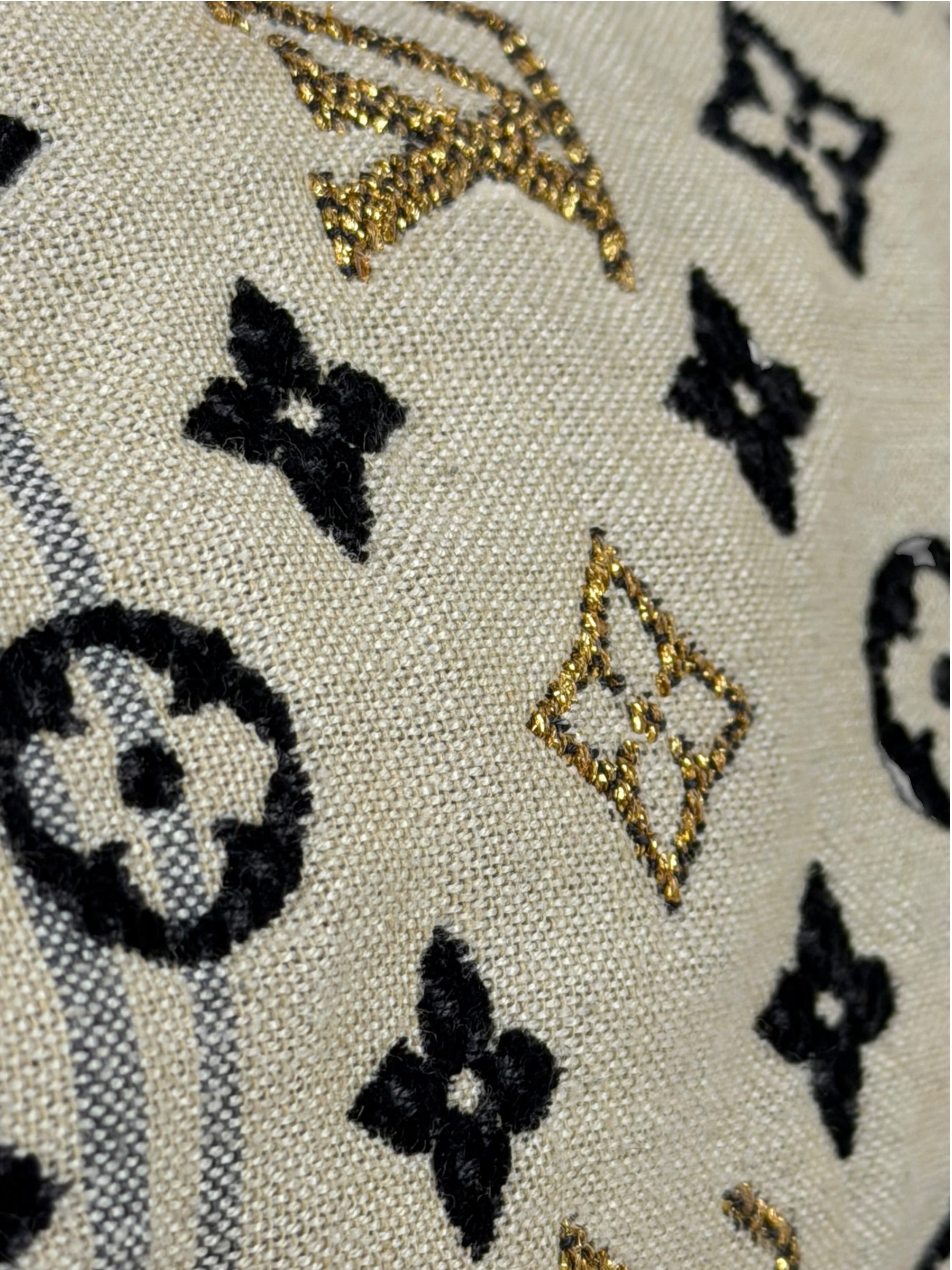 Louis Vuitton Limited Edition Leather Trim Monogram Cheche Gypsy PM