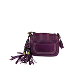 Gucci Vintage Purple Leather Small Snaffle Bit Shoulder Bag