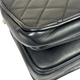 Chanel Black Quilted Leather Mini Citizen Chic Flap Bag 2018