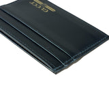 Gucci Vintage Black Leather Card Holder