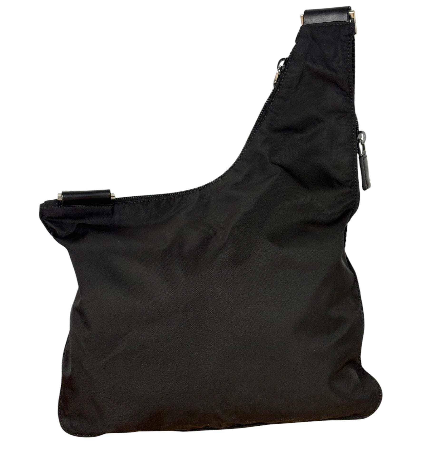 Prada Vintage Tessuto Nylon Asymmetrical Crossbody