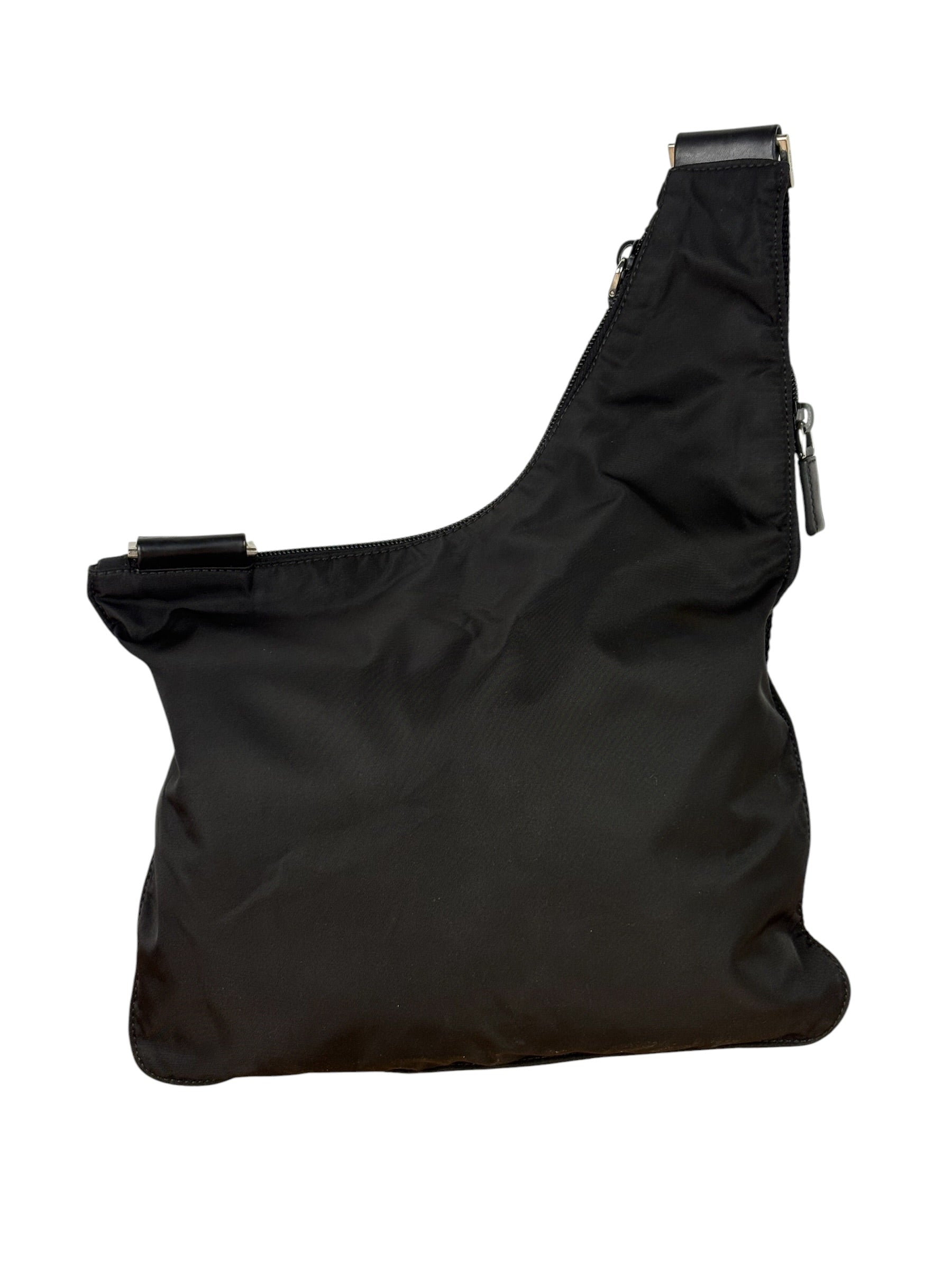 Prada Vintage Tessuto Nylon Asymmetrical Crossbody
