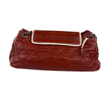Chanel Burgundy East West Accordion Flap Bag