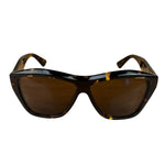 Bottega Veneta Tortoise Brown Cat-Eye Sunglasses
