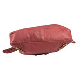 Balenciaga Pink Lambskin Velo Moto Two-Way Bag