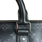 Louis Vuitton Black Monogram Keepall Bandouliere 25