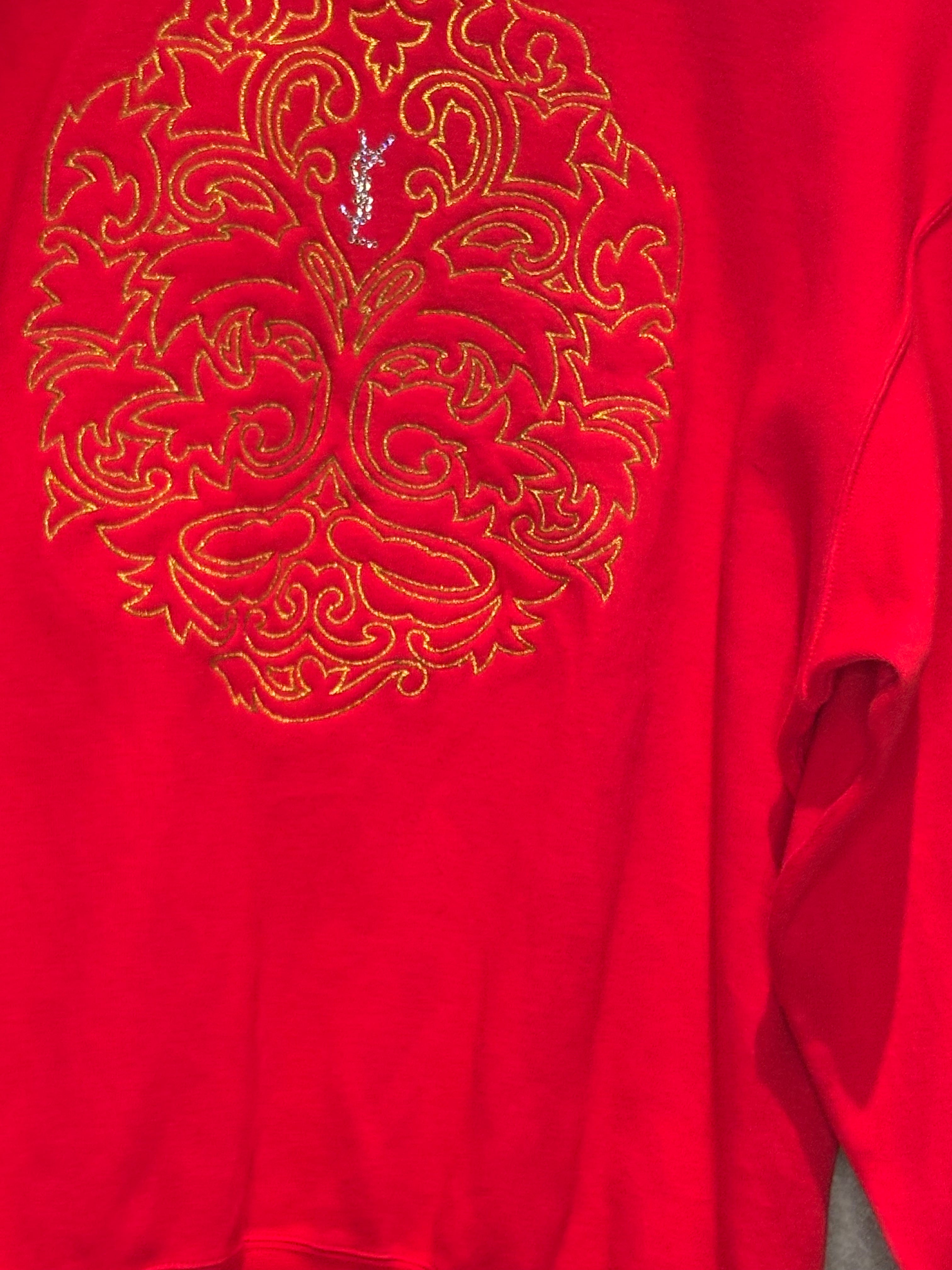 Yves Saint Laurent Vintage Embroidered Sweatshirt
