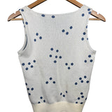 Christian Dior Polka Dot Sleeveless Sweater